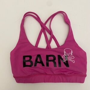 Lululemon Pink Strappy Sports Bra Sz 4